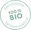 Zertifiziert 100% Bio Spitzenqualität