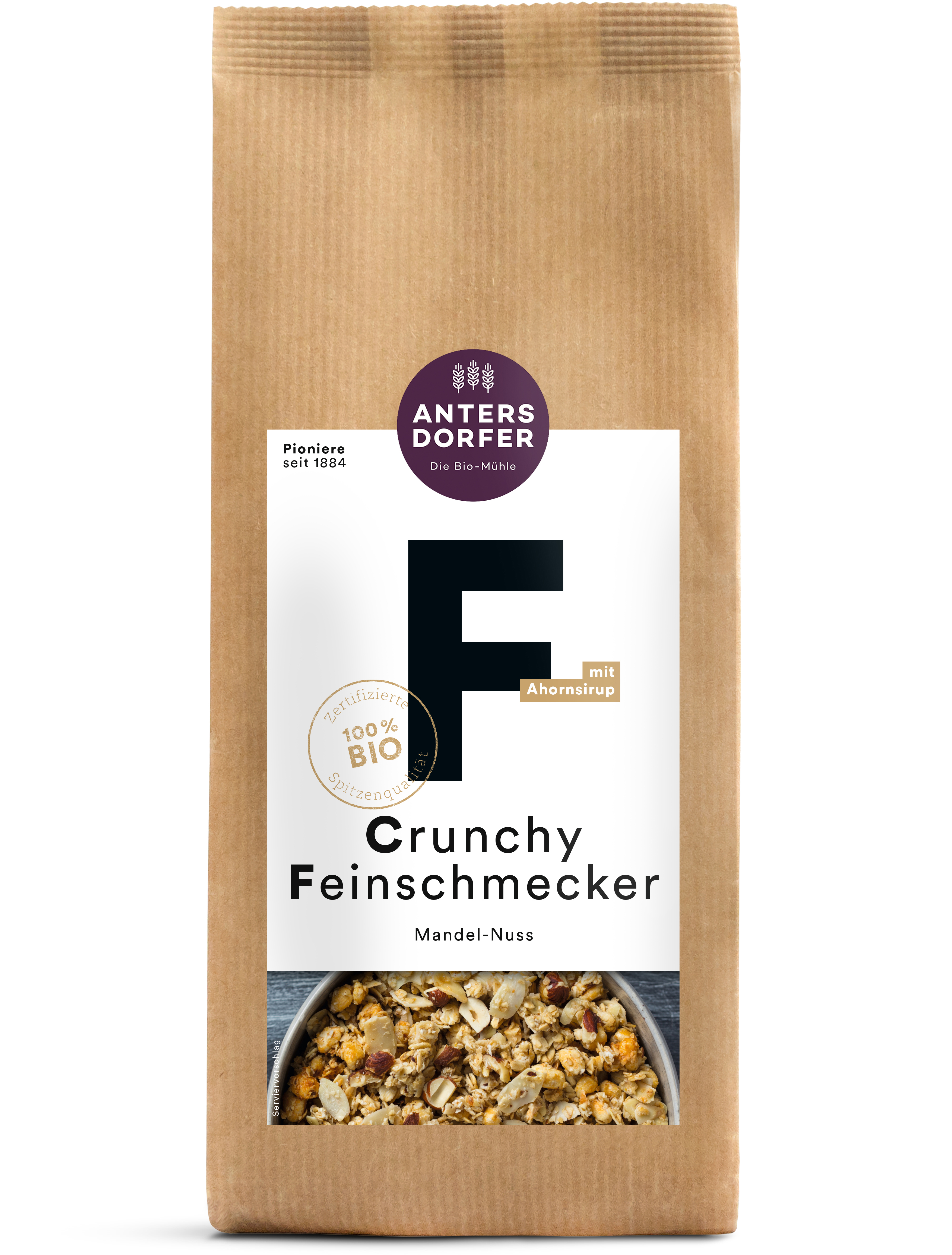 Crunchy Feinschmecker mit Mandel-Nuss