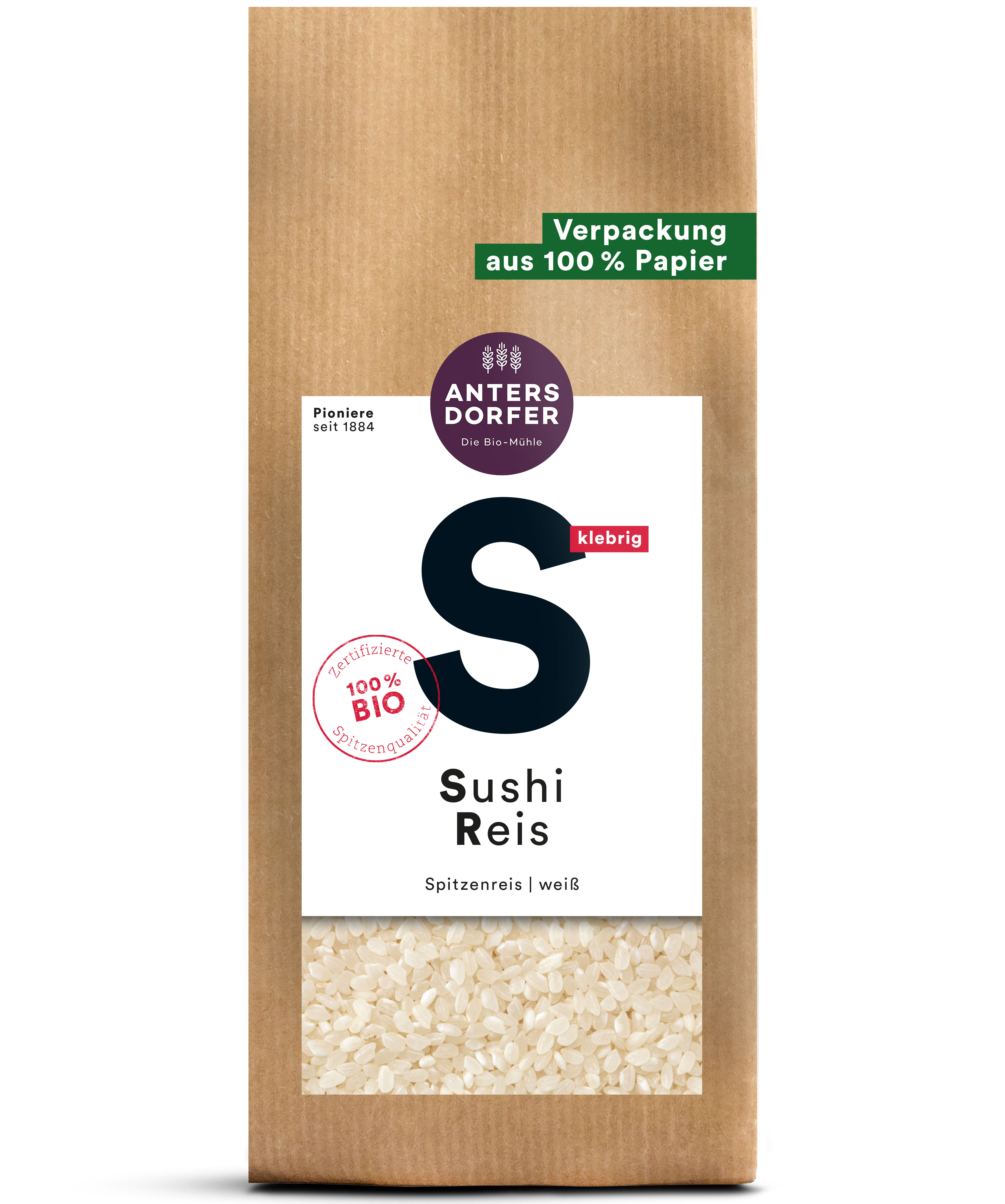 Sushi Reis weiß